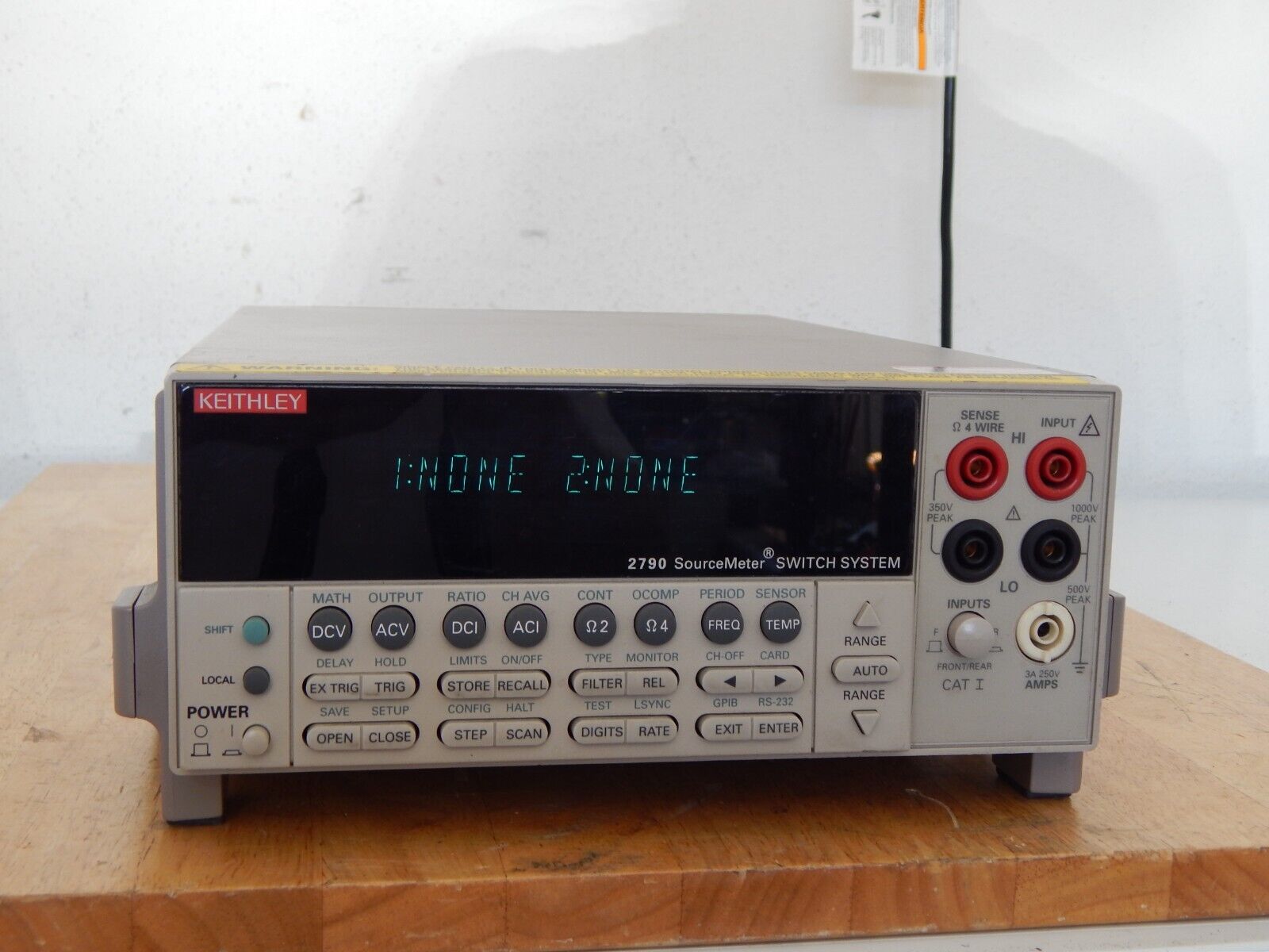 KEITHLEY 2790 SOURCEMETER, Up to 30 DAY WARRANTY, 11 in stock KEITHLEY 2790 SOURCEMETER, Up to 30 DAY WARRANTY, 11 in stock